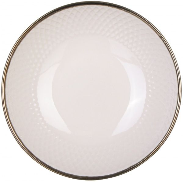 Тарілка супова Rombique Beige 20 см 620 мл Bella Vita