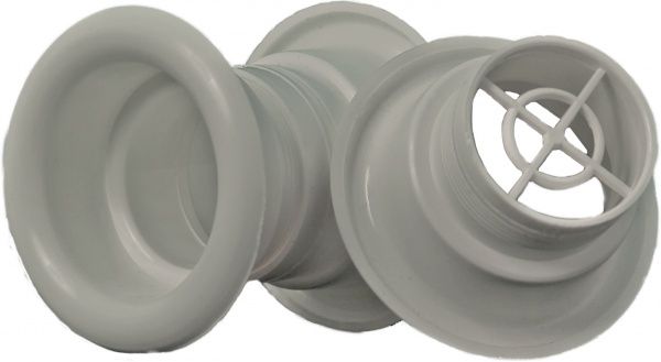 Витяжний ковпак MiniMax d 47 мм пластик білий