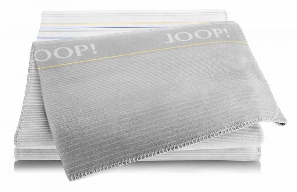 Плед FIT Silber-Limone 150x200 см серый/синий/желтый Billerbeck 