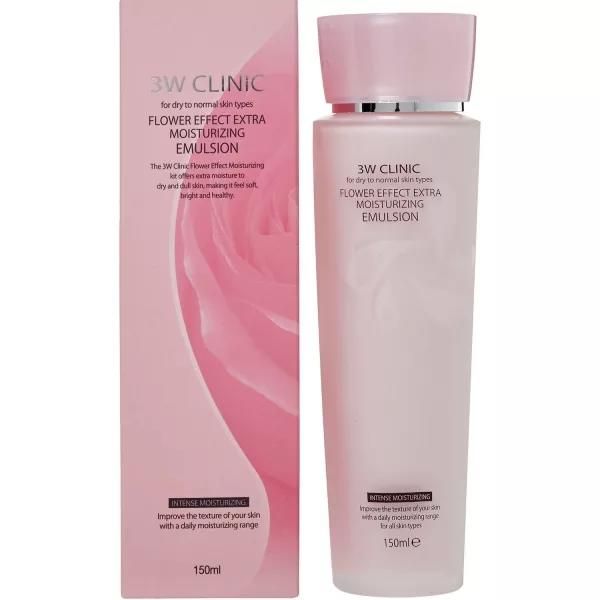 Эмульсия 3W Clinic увлажняющая Flower Effect Extra Moisture Emulsion 150 мл