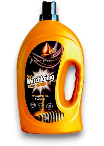 Гель для машинной и ручной стирки WASCHKONIG BLACK & DARK 3 л