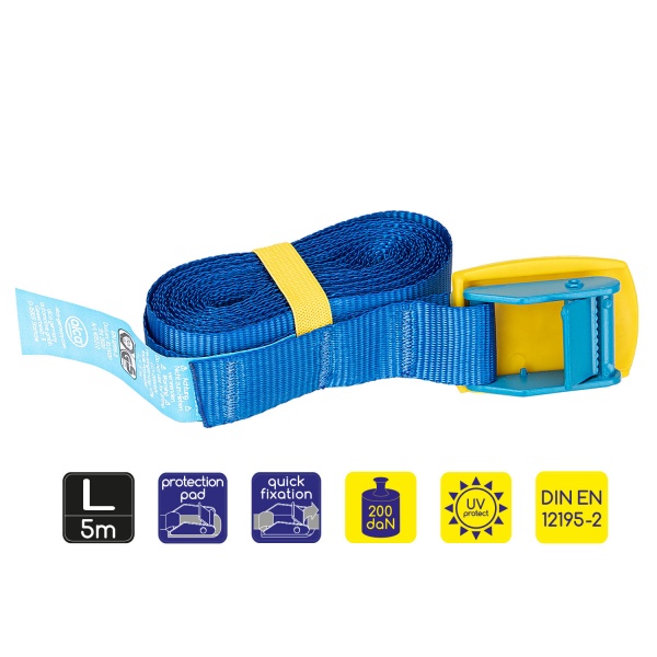 Ремінь для кріплення вантажу 405310 Alca 25 мм x 5 м Transport Fix Plus