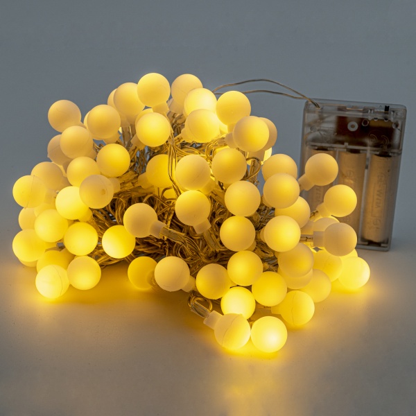 Гирлянда Altalusse INL-2705B-80 Warm встроенный светодиод (LED) 10 м 