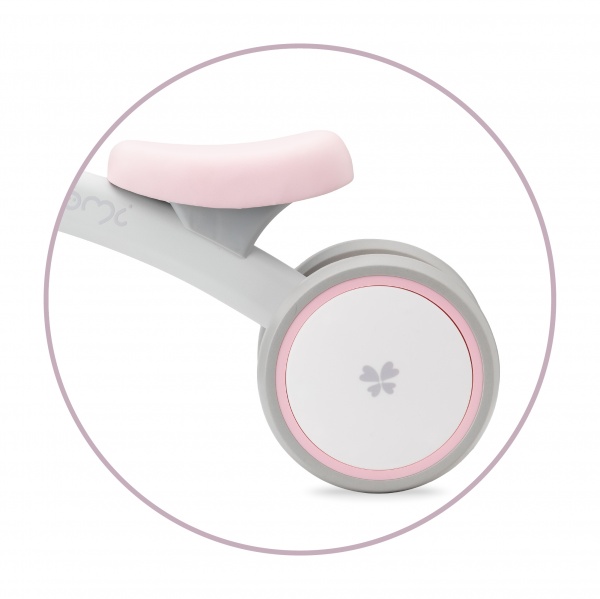 Самокат-беговел MoMi TEDI серо-розовый ROBI00036 