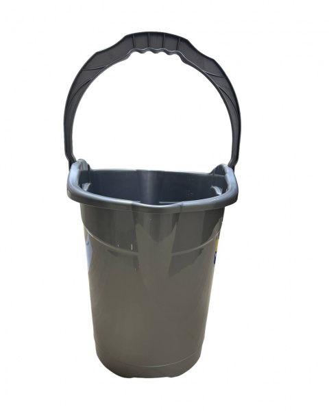 Ведро мерное с двумя носиками 14 л серый 