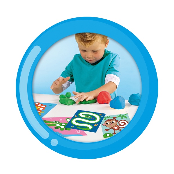 Набір для ліплення SES My first Кумедні тварини 14435S