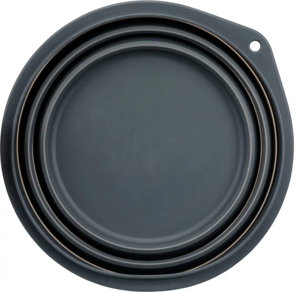 Миска Trixie для собак дорожня термопласна гума 2 л 22 см в асортименті (25013)