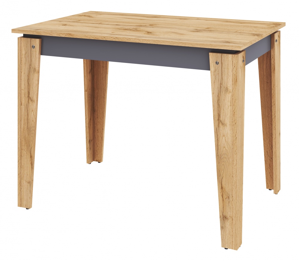 Стол обеденный Берегиня Комфорт-2 1000x700x750мм дуб тахо/антрацит