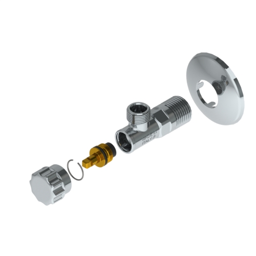 Кран шаровой Rhein приборный 1/2x1/2 н-н 520000101