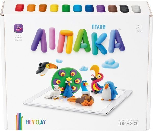 Интерактивный пластилин Липака Птицы 523589