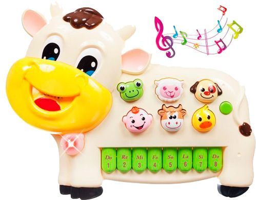 Іграшка інтерактивна Bebelino Музична корівка 58089