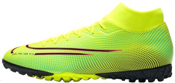 Бутсы Nike SUPERFLY 7 ACADEMY MDS TF BQ5435-703 р. 10,5 желтый