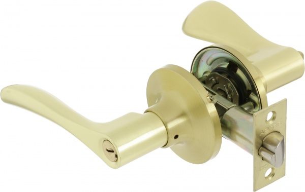 Ручка на розетке Apecs 891-03-GМ WC матовое золото