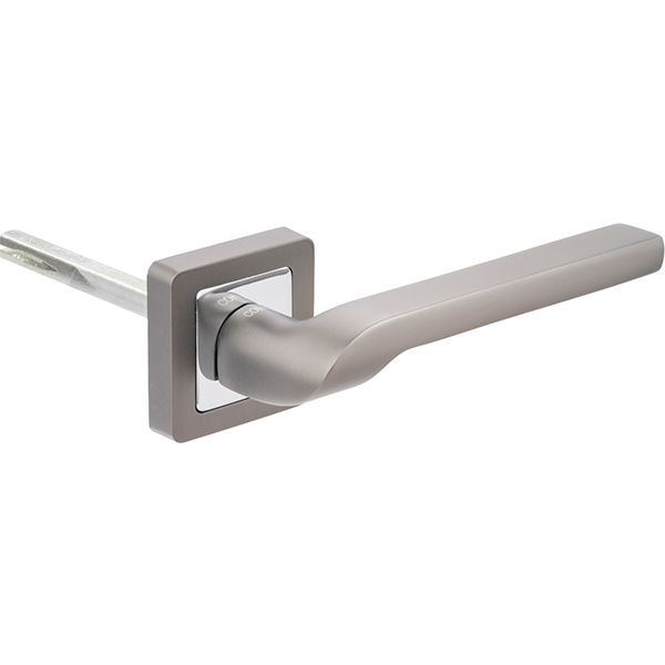 Ручка на розетке Comit Flap хром/титан