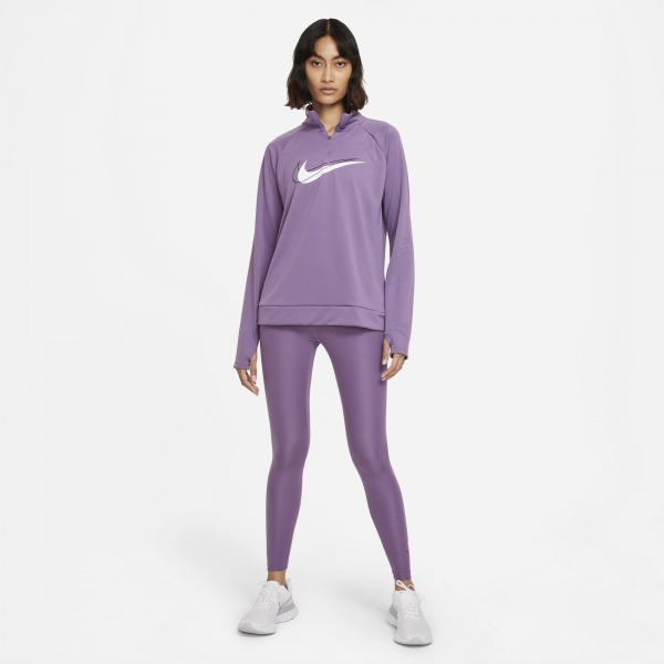 Джемпер Nike W NK DF SWSH RUN HZ MDLYR DD4902-574 р. L фіолетовий