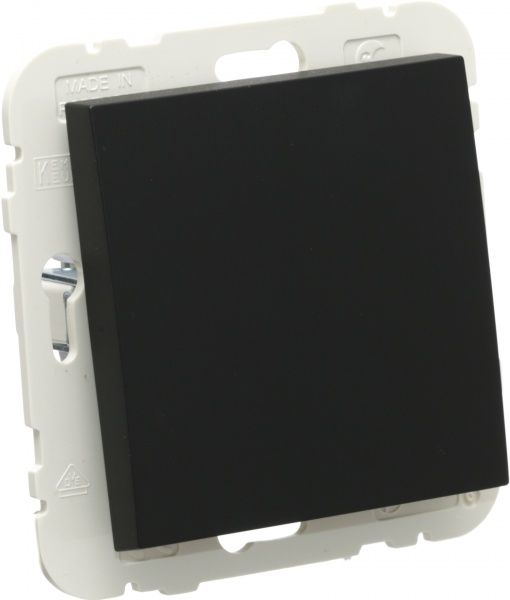 Выключатель проходной одноклавишный Efapel Logus без подсветки 10 А 250В черный 21071 TPM