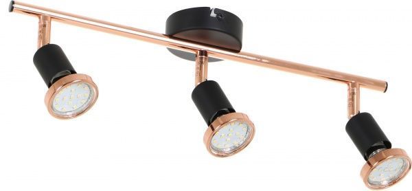 Спот Rabalux Valentine 6848 3x50 Вт GU10 медь 