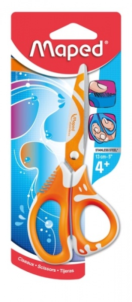 Ножницы детские Zenoa Fit 13 см Asym Try Me Maped MP.670110