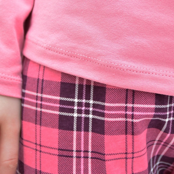 Піжама для дівчаток Blanka Клітинка р.134 рожевий 110210 