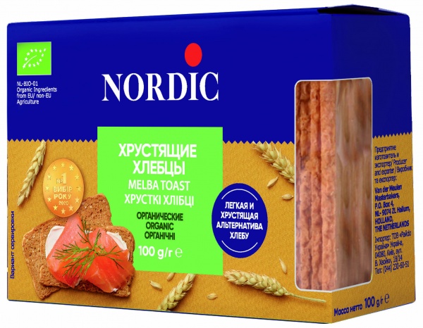 Хлебцы Nordic™ органические 100 г