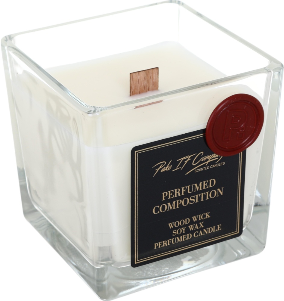 Свічка ароматична Pako-If в склі квадрат 80х80 мм парфумована чоловіча