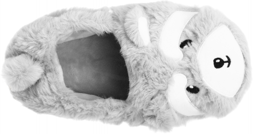 Тапочки детские HW з аркою Енот р.32-33 серый NULL