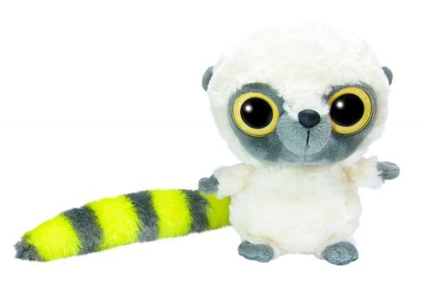М'яка іграшка Yoohoo Лемур жовтий сяючі очі 23 см