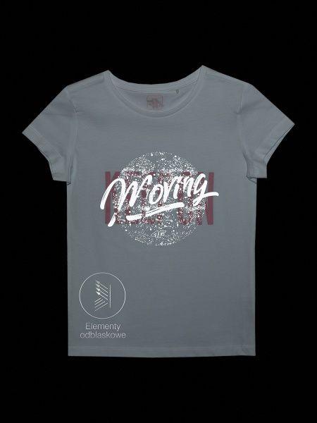 Футболка 4F J4Z20-JTSD214B-10S 158 белый