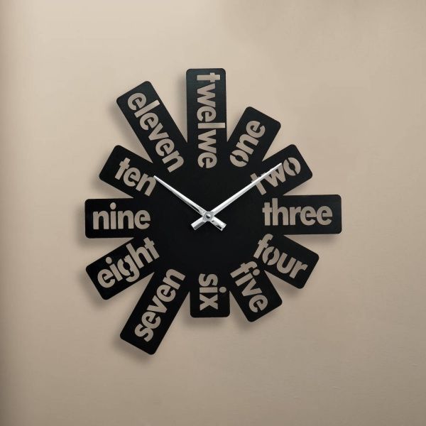 Часы настенные Taito 480x480 мм черный Moku