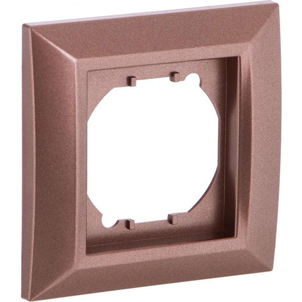 Рамка одноместная UP! (Underprice) Vesta горизонтальная бронзовый