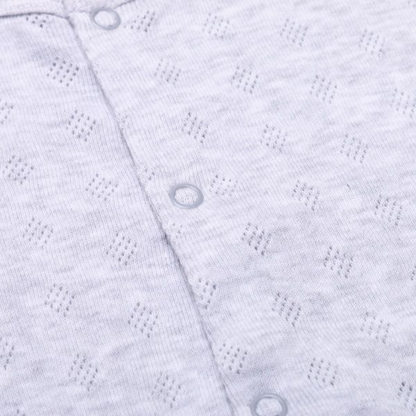 Комбинезон детский унисекс Minikin р.50 серый меланж 211290550 