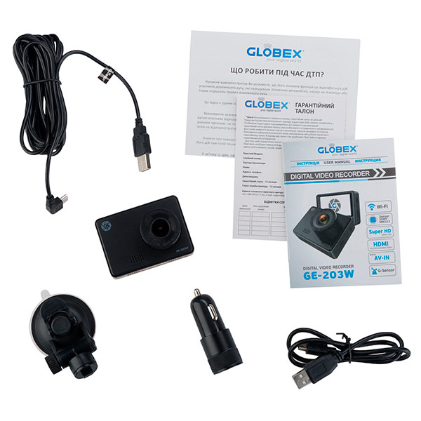 Відеореєстратор Globex GE-203W