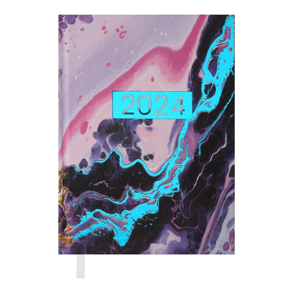 Щоденник датований фіолетовий Buromax Miracle A5 2024