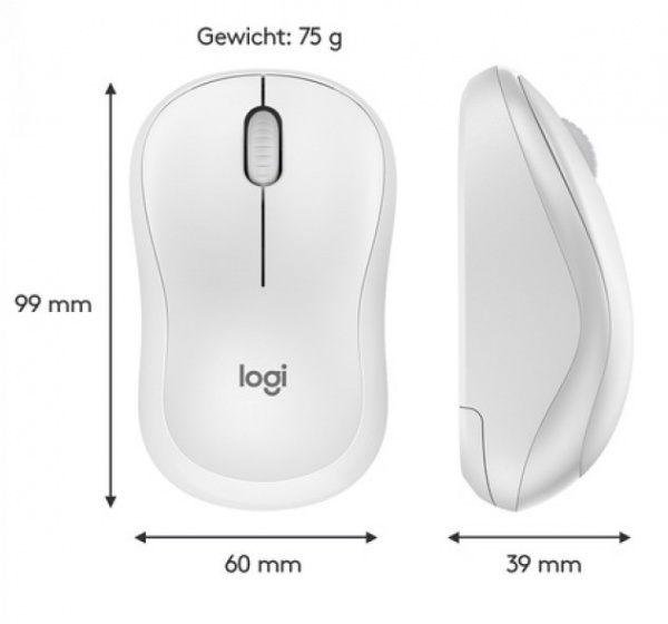 Миша Logitech Wireless Mouse M220 Silent White (910-006128) 