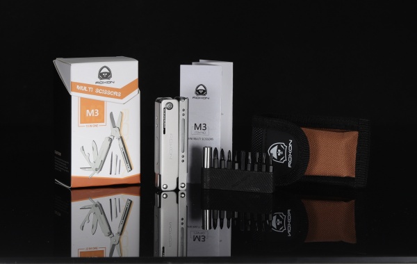 Мультитул Roxon со сменными битами, серый M3
