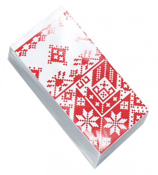 Салфетки столовые Альбатрос Украина 33х33 см 25 шт.