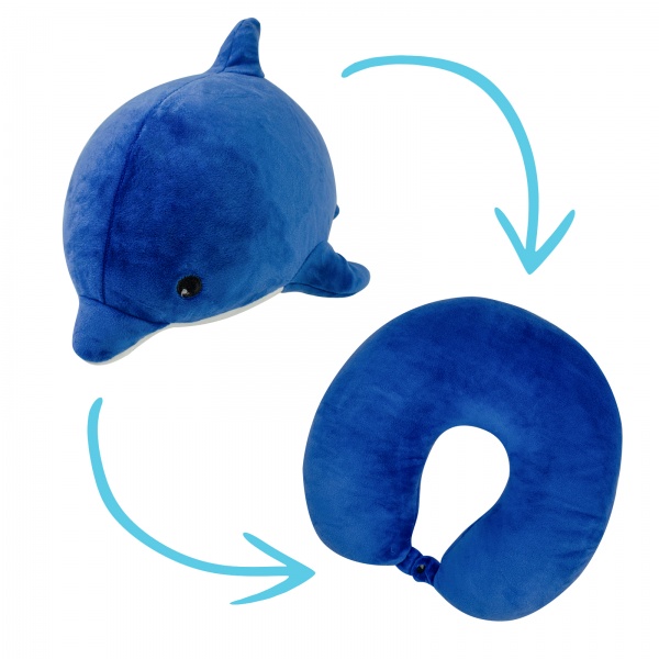 Подушка-іграшка Homeline Дельфін 9 см синій 160431