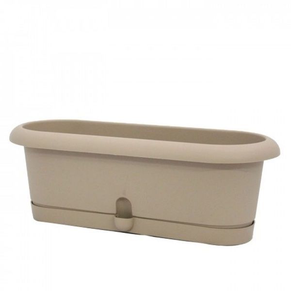 Вазон пластиковий Form Plastic Лотос-40 овальний 5л лате 