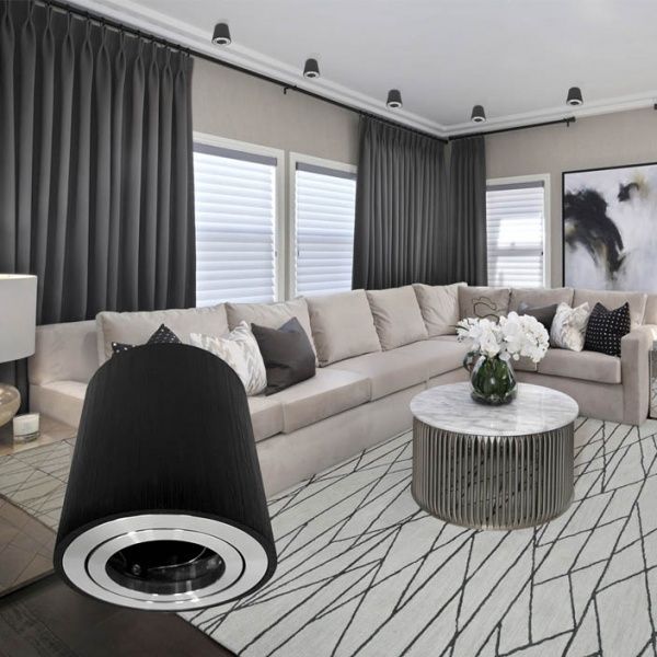 Светильник точечный LightMaster MLT102 50 Вт GU10 черный 