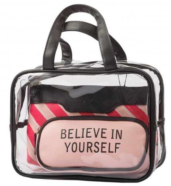 Набор косметичек AVL 3 шт. розовый 36003 