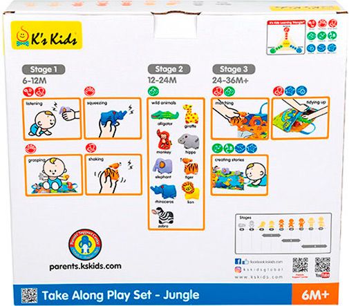 Ігровий набір K`s Kids килимок Джунглі з тваринами KA10744-GB