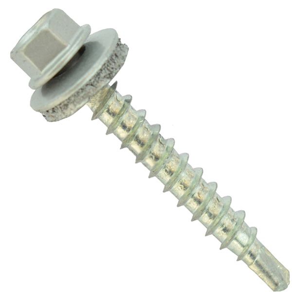 Саморез кровельный по дереву 4,8x35 мм вес серебро RAL 9006 RAL 9006 Expert Fix