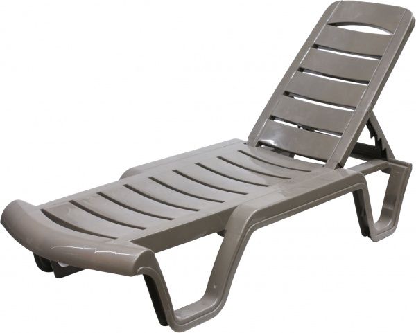 Шезлонг Алеана Бриз капучино 63x192 см 