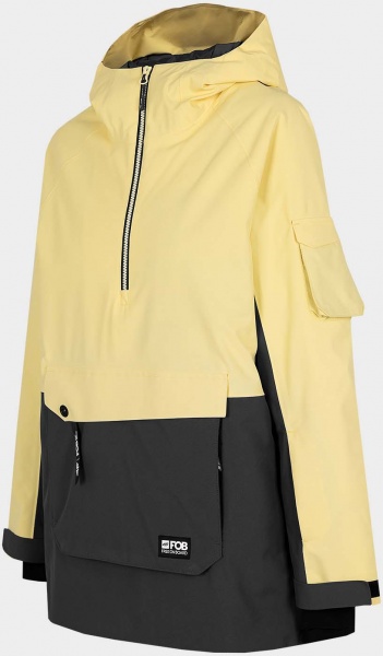 Анорак 4F WOSNOWBOARD JACKET KUDS003 H4Z22-KUDS003-73S р.L жовтий