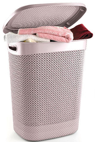 Кошик для білизни Ucsan Plastik DROP 96,19 л рожевий 