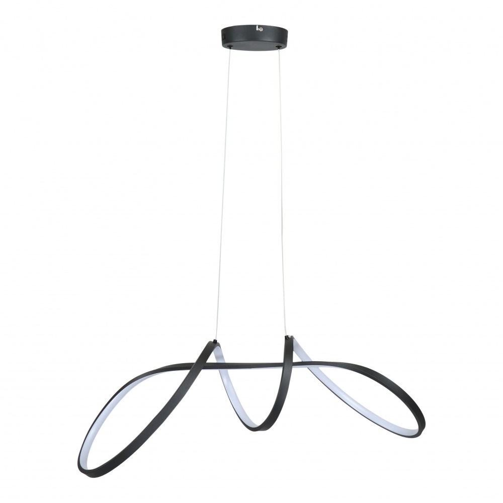 Люстра подвесная Berger 1x45 Вт LED-модуль черный 7021-PL-45 Black