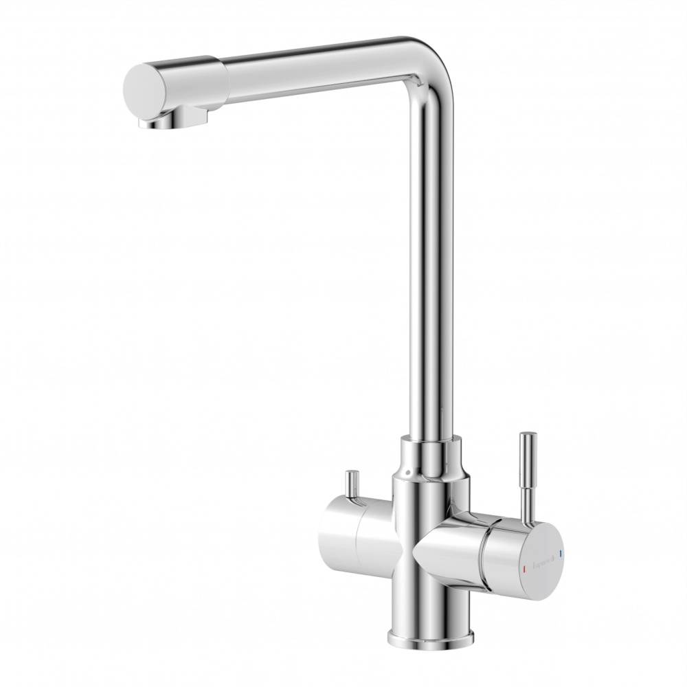Смеситель для кухни Imprese ARGO-S f03409016JC, с подключением для питьевой воды, хром