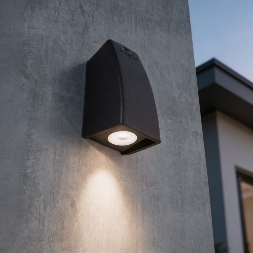 Светильник уличный настенный FUMAGALLI MAMETE SQUARE G9 1,7 Вт IP67 черный