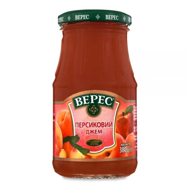 Джем Верес персиковий 380 г