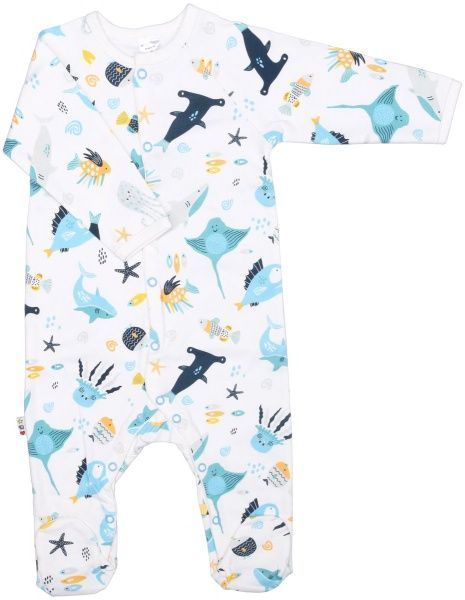 Комбинезон детский ТМ Софія Atlantic р.74 белый с голубым 210174 